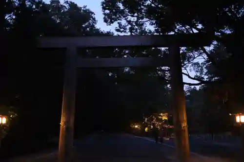 伊勢神宮内宮（皇大神宮）の鳥居