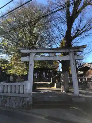 滝野川八幡神社の鳥居