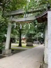 石神井氷川神社の鳥居