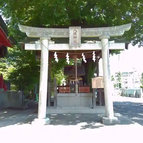 越谷香取神社の鳥居