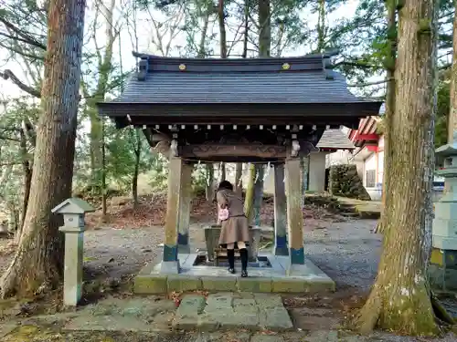 山中浅間神社の手水舎
