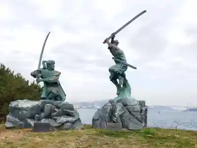 舟島神社の周辺