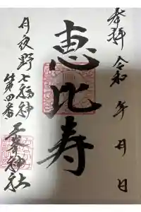 三峯神社の御朱印 2024年04月06日(土)投稿