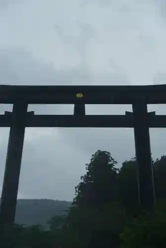 大斎原（熊野本宮大社旧社地）の鳥居