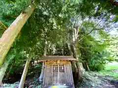 安智羅神社(松尾古城跡)の本殿