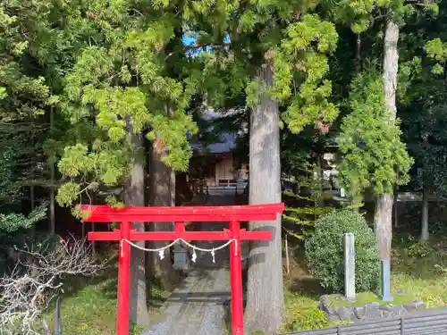 須山浅間神社の鳥居