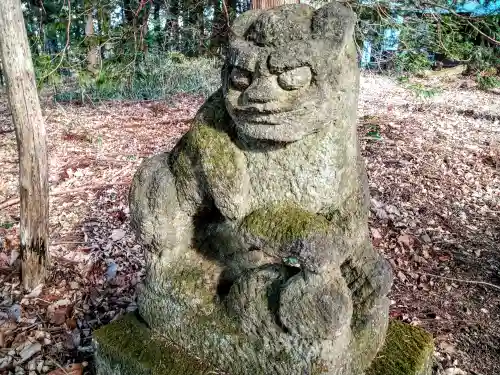 白河神社の狛犬