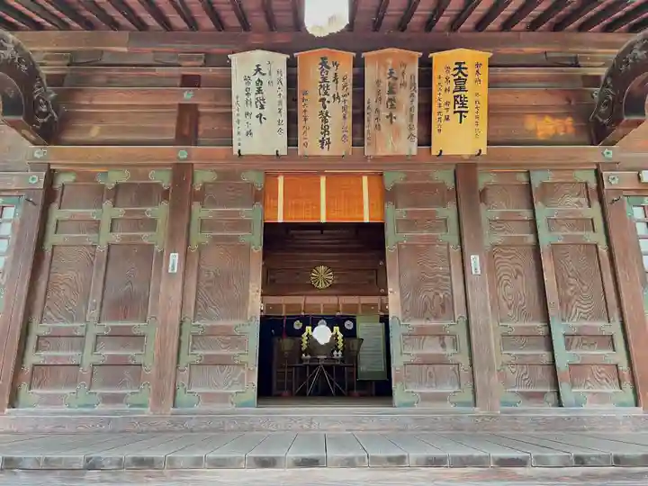 青森縣護國神社の本殿・本堂