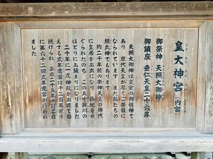 伊勢神宮内宮(皇大神宮)の歴史