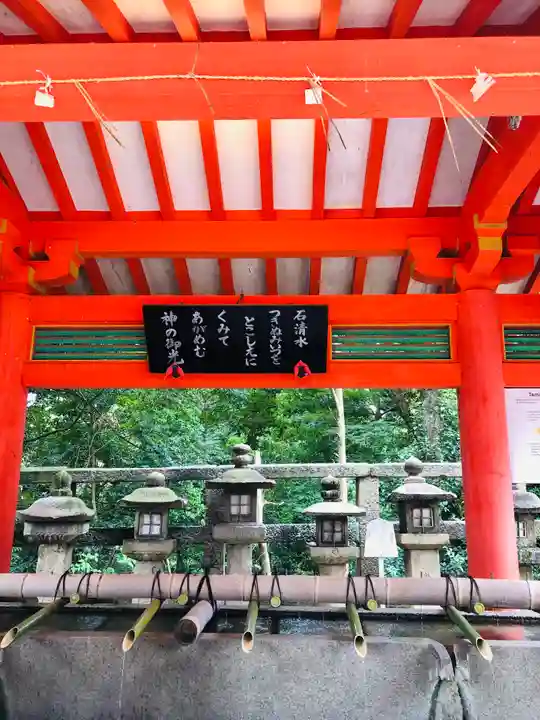 石清水八幡宮の手水舎