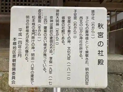 御射神社秋宮(長野県)