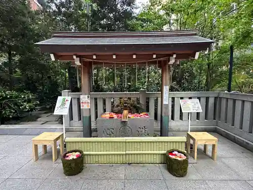 福徳神社（芽吹稲荷）の手水舎