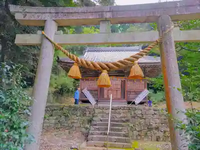 八所神社(財賀町)の鳥居