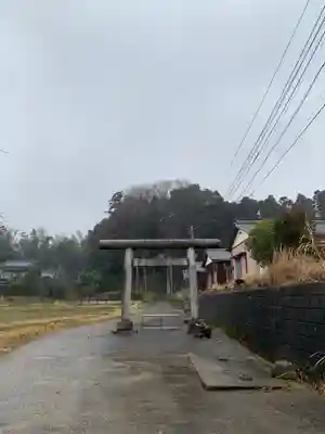白駒神社の鳥居