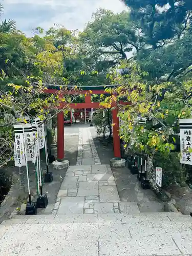 旗上弁財天社の鳥居