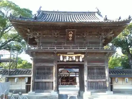 松原八幡神社の山門・神門