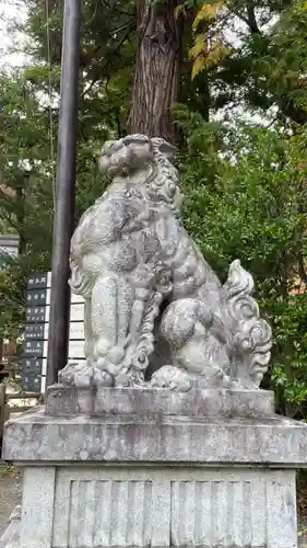 穂高神社本宮の狛犬