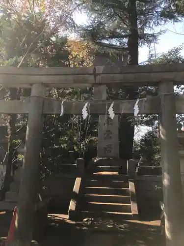 玉川神社の鳥居