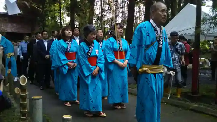 近津神社のお祭り