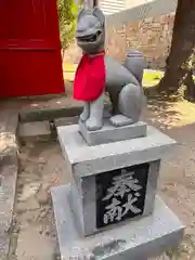 甚九郎稲荷神社の狛犬