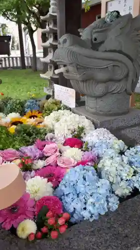 新川皇大神社の手水