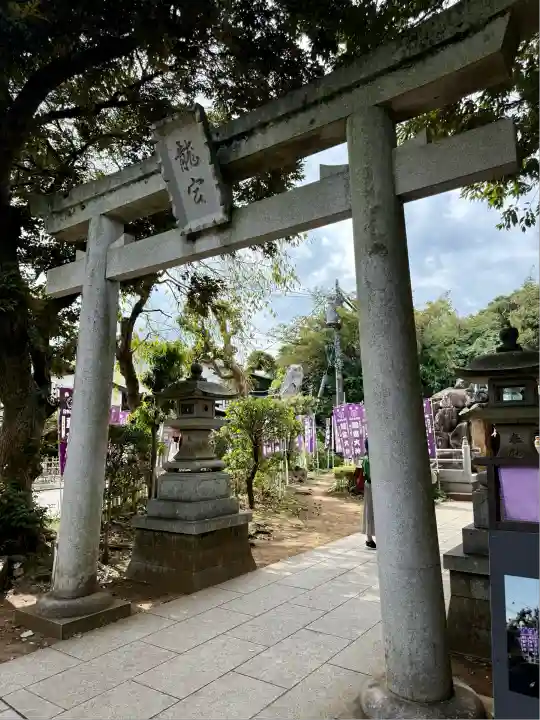 江島神社の鳥居