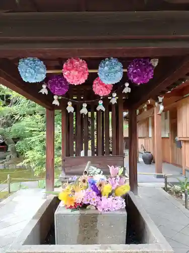 勝林寺の手水舎