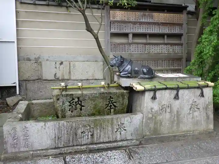 菅原院天満宮神社の手水舎
