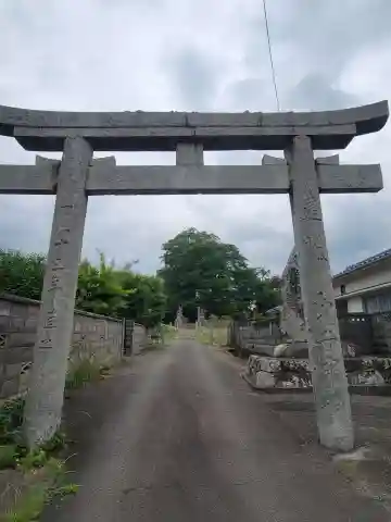 揚神社の鳥居