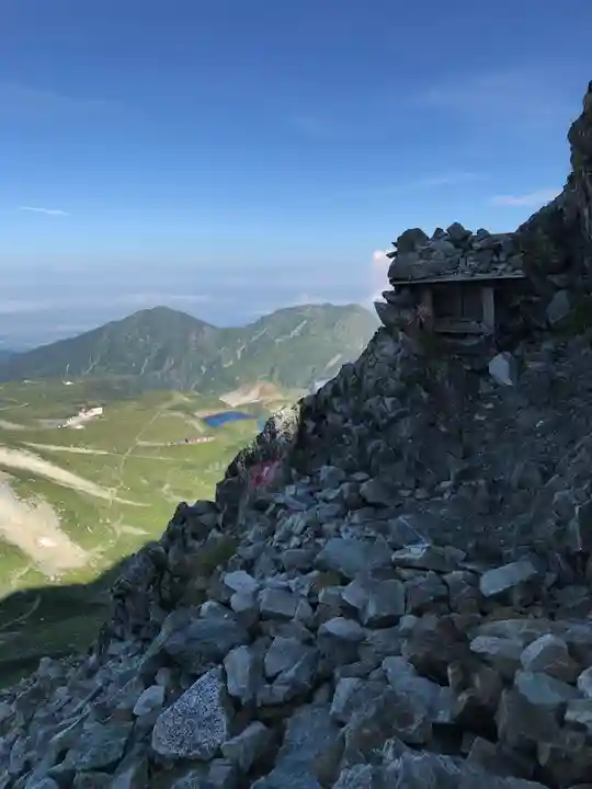 雄山神社峰本社の景色