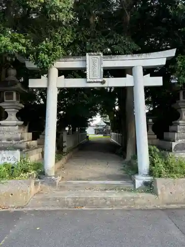 勝部神社の鳥居