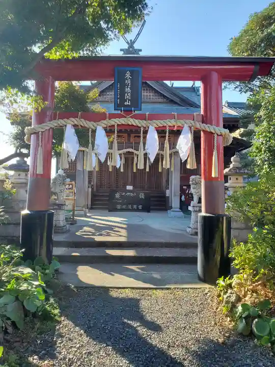 富士浅間宮の鳥居