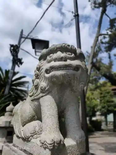 湯前神社の狛犬