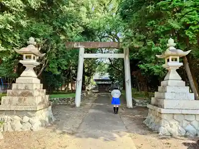 神明社（外坪神明社）の鳥居