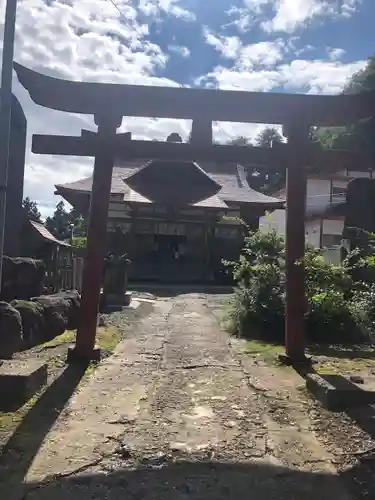 奥富士出雲神社の鳥居