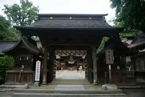 水戸八幡宮の山門・神門