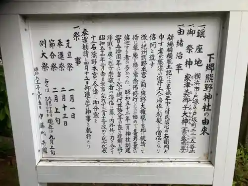 下郷熊野神社(神奈川県)