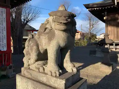 諏訪神社の狛犬