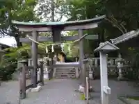 川田神社の鳥居