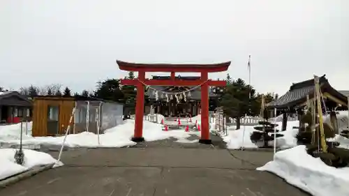 美瑛神社の鳥居