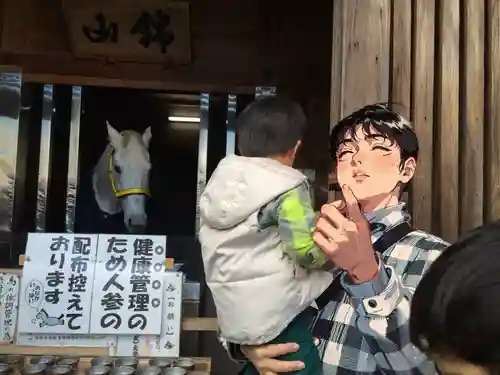 多度大社の動物