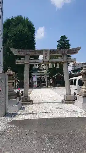 川越八幡宮の鳥居