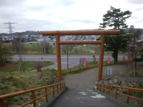 浦幌神社・乳神神社の鳥居