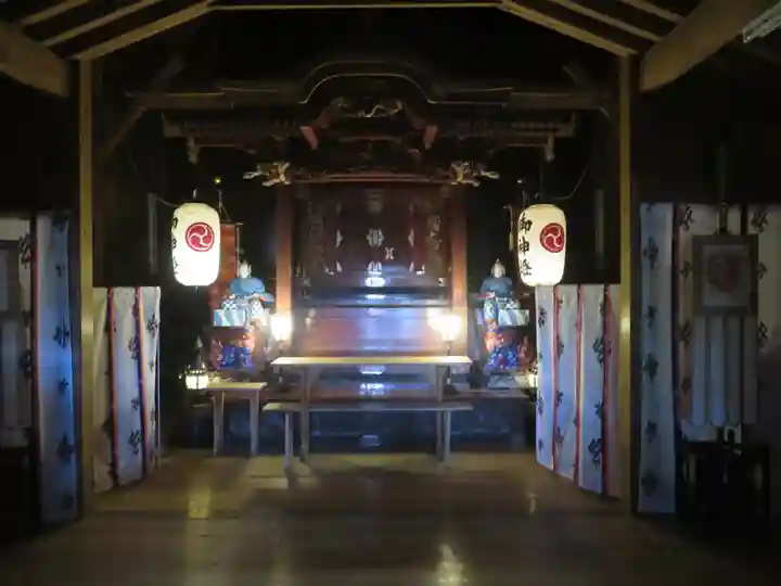 部田神社の本殿・本堂