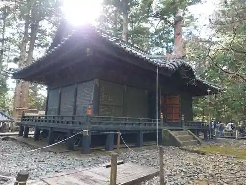 日光東照宮奥宮拝殿の本殿