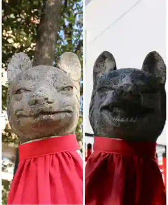 玉造稲荷神社の狛犬