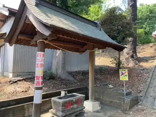 金田神社の手水