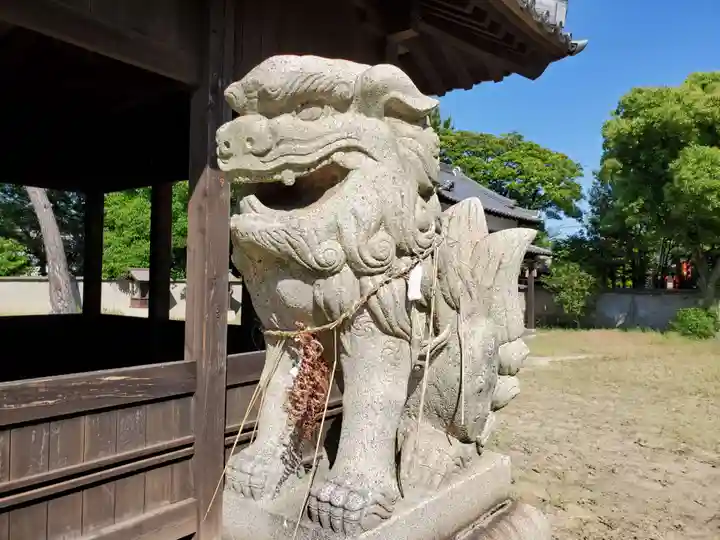 古宮住吉神社の狛犬