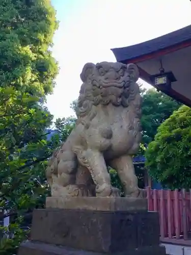 鮫州八幡神社の狛犬