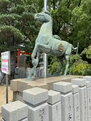 射楯兵主神社の狛犬